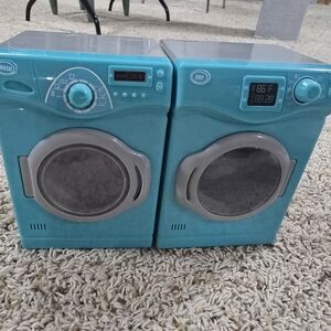 Blue Toy Washer and Dryer Set